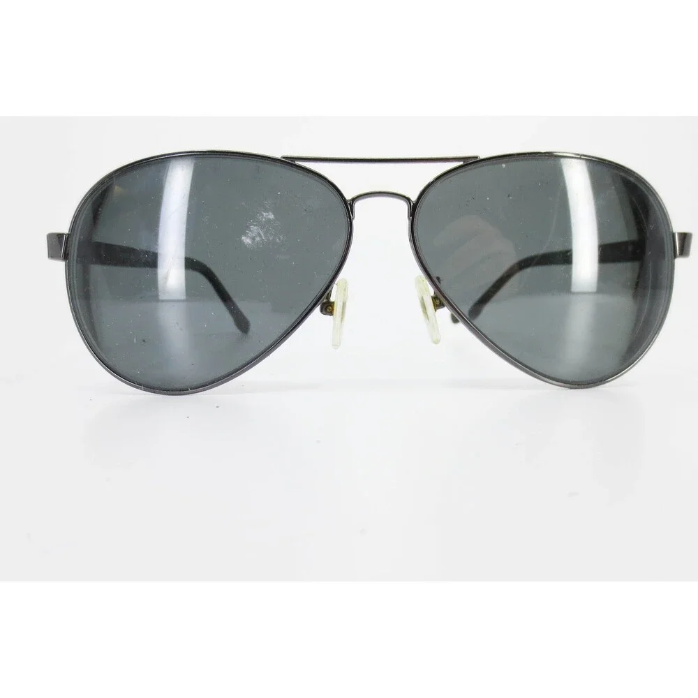 Lacoste L163S Aviator Sunglasses Gunmetal Black Metal Frame Pilot 62-13-140 035